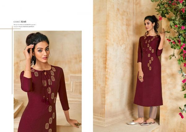 Rangoon Pankhudi Viscose Casual Wear Kurtis Catalog